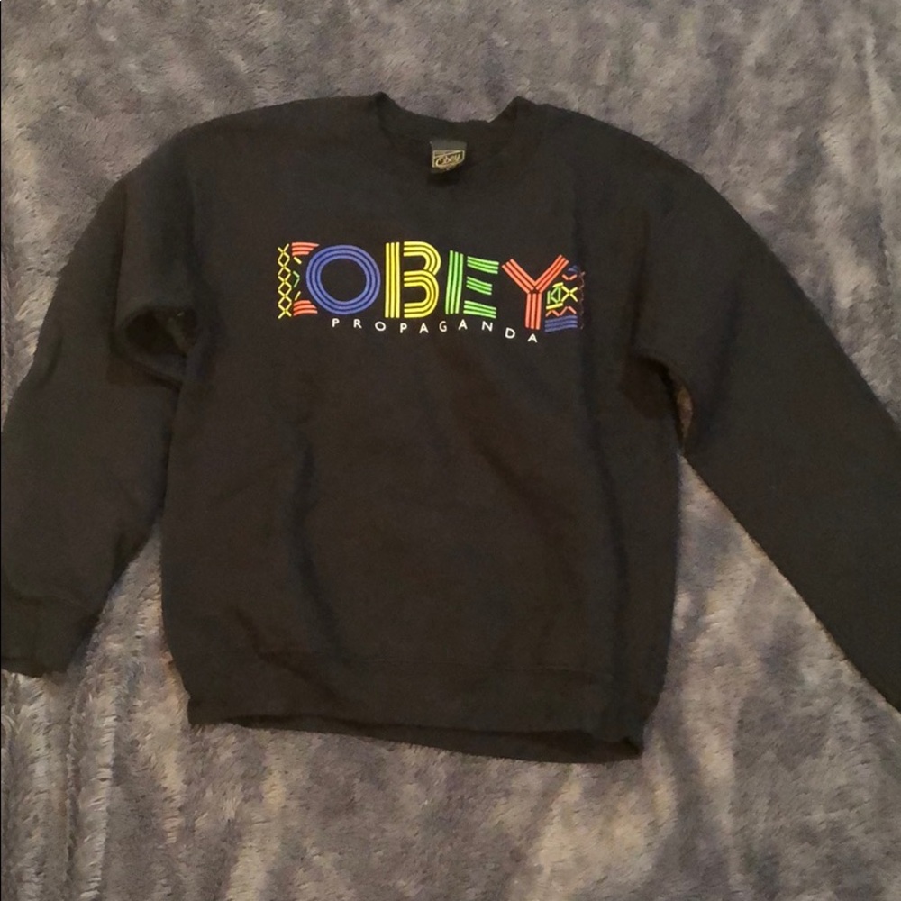 Black Obey Crewneck